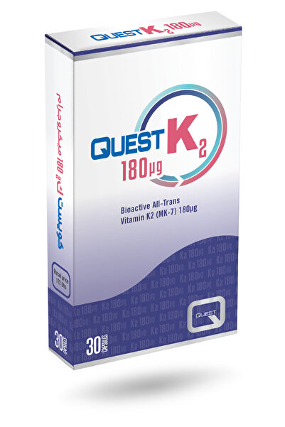 Quest K2 180 ميكروجرام 30 كبسولة