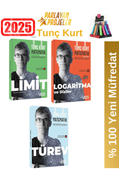Fenomen Yayıncılık Parlayan Proje Tunç Kurt Limit-Logaritma Diziler-Türev Vid...