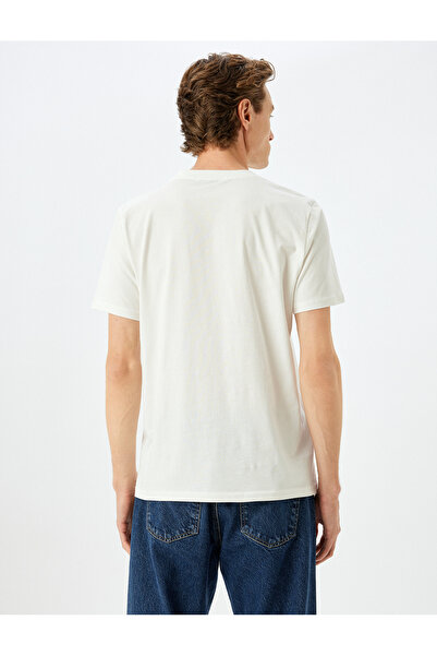 Koton Kısa Kollu Bisiklet Yaka Regular Fit Pamuklu Basic Tişört