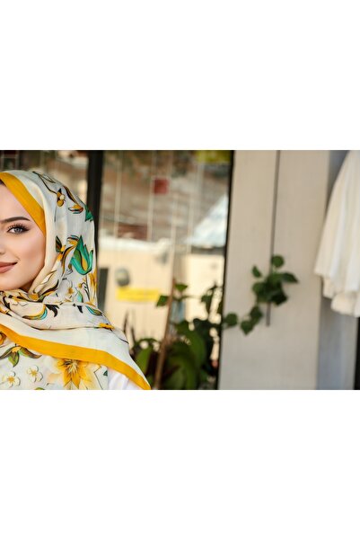 Hint İpek Natural Wool Cashmere Blended Shawl Winter Four Seasons Patterned Shawl