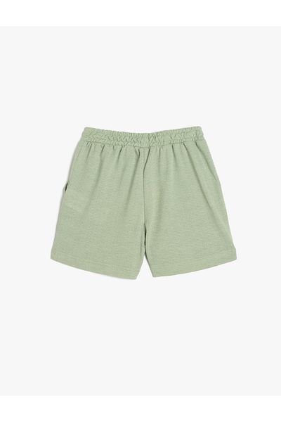 Koton Pantaloni scurți de bază din bumbac cu talie elastică