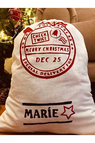 En Güzel Hediye Sensin Kuzey Kutbu Noel Baba Çuvalı,Hediye Çantası,Noel Hediy...