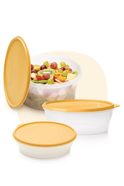 Tupperware Classic Storage Container Set of 3