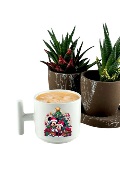 Deep Craft DeepCraft Best Quality 'Minnie and Mickey' T Kulplu Kupa Yılbaşı,S...