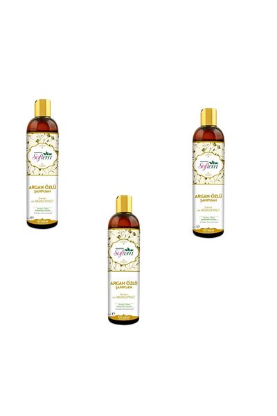 Softem Natural Hair Care Shampoo with Argan Oil 400 ml 3 Pcs