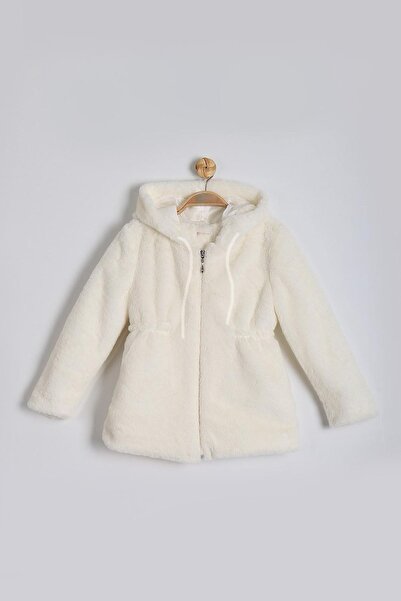 Minigimin Cicileri Cardigan cu glugă pentru fetiță, căptușit cu pluș, pentru ...