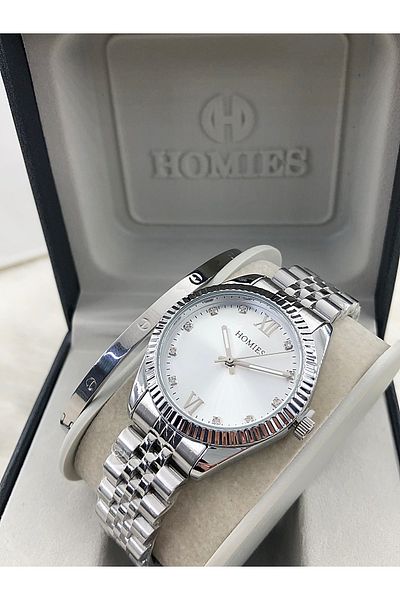 Homies Brand Ladies Wrist Watch 316 L Steel Bracelet Gift Hms- 202064
