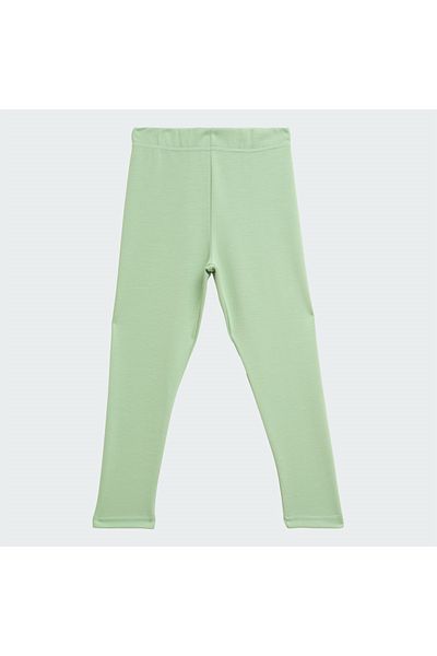 mumuko Girl's Comfort Leggings Green Color 100% Cotton