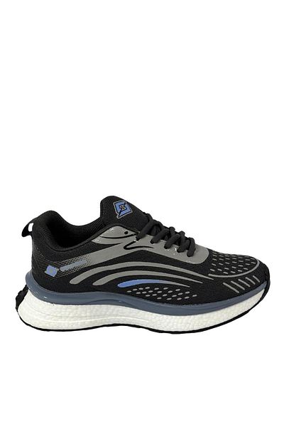SOLAZER Μαύρο Μπλε Ανδρικό Sneaker - Casual Sports Shoes 33