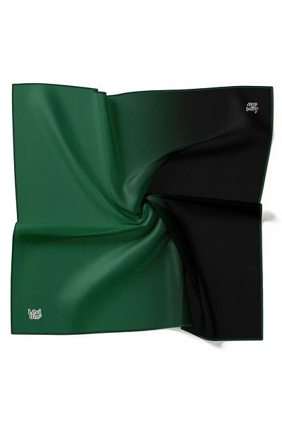 Levidor Μεταξωτό μαντίλι Twill με πράσινο χρώμα