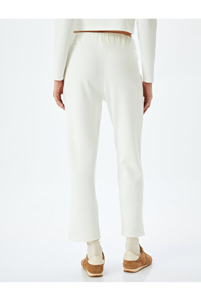 Koton Rahat Kalıp Havuç Kesim Cepli Viskon Eşofman Pantolon