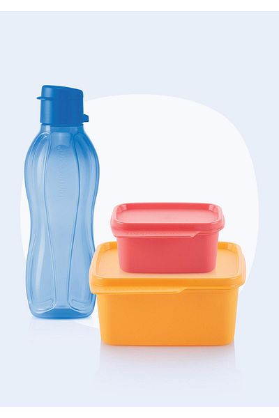 Tupperware Sapphire with Me at Any Moment Set of 3