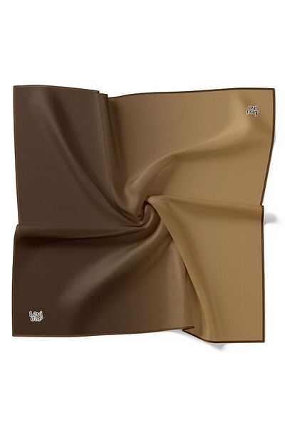 Levidor Μεταξωτό μαντίλι A.Coffee Transitional Twill