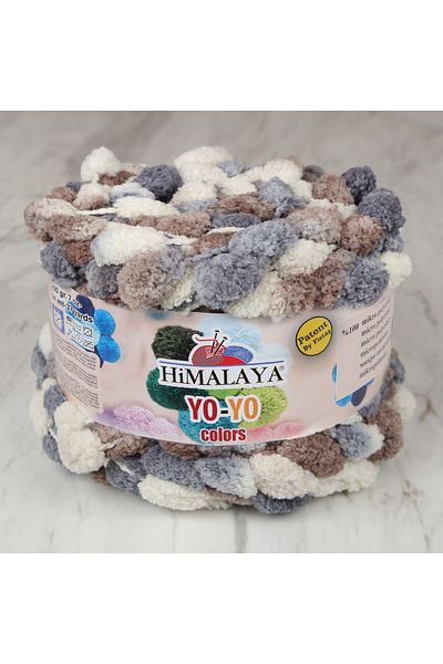 Himalaya Yo-Yo Colors / Brown |   Gray |   Cream |   White / 82015 / 3 Pack