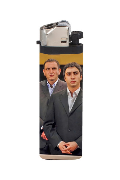 SARANG Çakmak Mahkeme Salonu Polat & Memati Kurtlar Vadısı Baskılı Klasik Çakmak