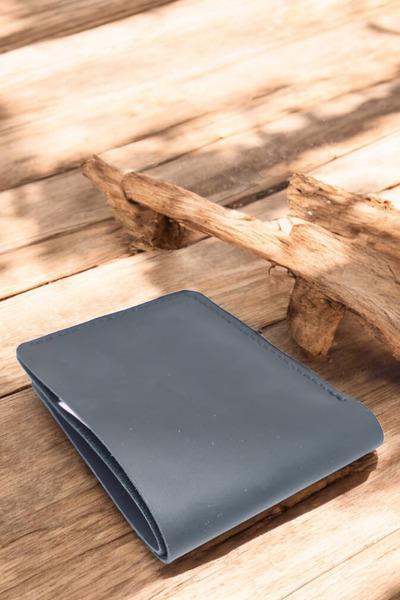 Leather Cy Eternal Classic Siyah Hakiki Deri Erkek Cüzdan Isim Yazma Dahil Gerçek Deri El Yapımı Cüzdan