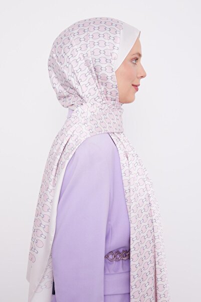 Levidor Cream Ellipse Pattern Angel Shawl