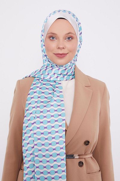 Levidor Beige Ellipse Pattern Angel Shawl