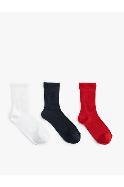 Koton Set of 3 Basic Multicolored Socks