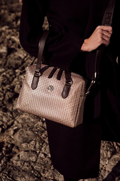 U.S. Polo Assn. Women's Shoulder Bag - K.Gold-Brown, Us8442, Online Exclusive