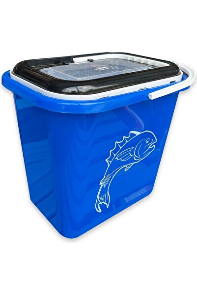 DEEMBRO Süzgeçli Balıkçı Kovası 10 Litre Fishack Süzgeçli Balıkçı Kovası Fishack Balık Koyma Kovası