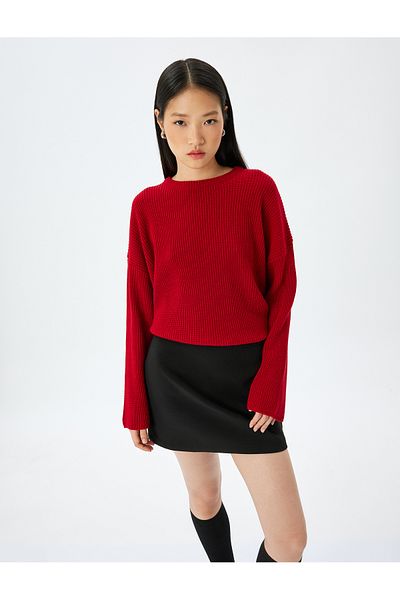 Koton Long Sleeve Crew Neck Knitwear Sweater