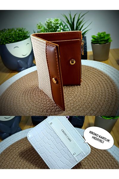 R SHOP Stylish Women's Daily Special Day Casual Wallet with Straw Pattern