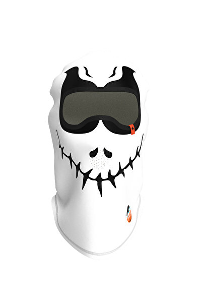 Maskara Extreme Funny Balaklava, Su İtici özellikli(DWR) Baskılı Snowboard, K...