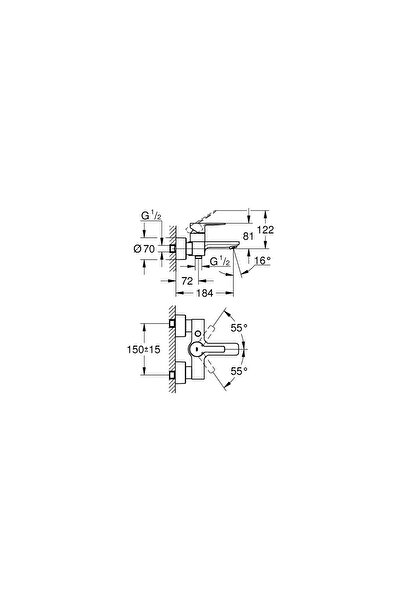 Grohe Lineare Single Controlled Bathroom Faucet33849001