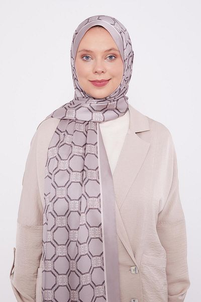 Levidor Mink Hexagon Pattern Angel Shawl