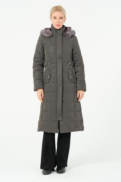 GLR&GYM Nova Women's Large Size Nova Fabric Lined Young Quilted Coat