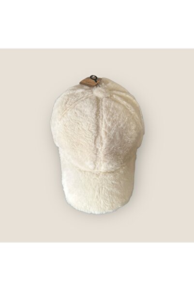 Tasarım Kışlık Kadın Peluş Kasket Şapka