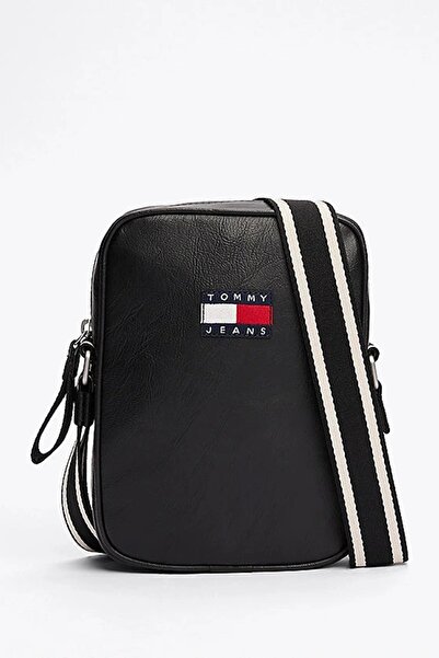 Tommy Hilfiger Tjm City College Reporter Men's Black Sling Bag Am0Am12898Bds