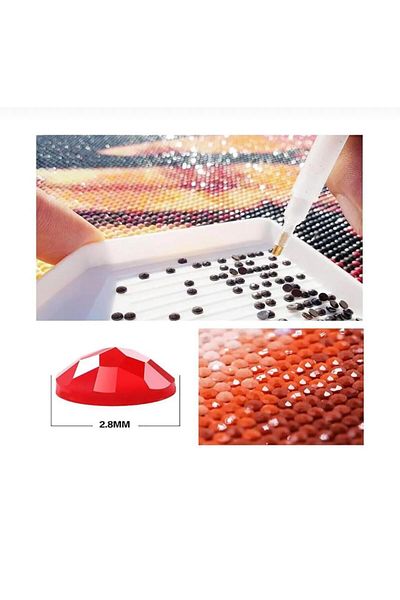 OZN AKSESUAR 27X33 cm 5D Diamond Stone Processing Kit - Parrots Pattern