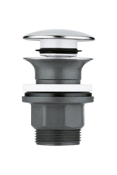 Grohe Sink Flush Plug Push/open Abs/chrome -40824000