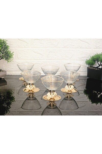 atabey home 6'LI KASE KELEBEK AYAKLI ORTA BOY 8 CM KASE & ÇEREZLİK & ŞEKERLİK...