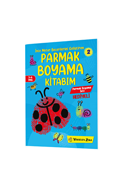 yükselen zeka Parmak Boyama Kitabım Seti 3-6 Yaş