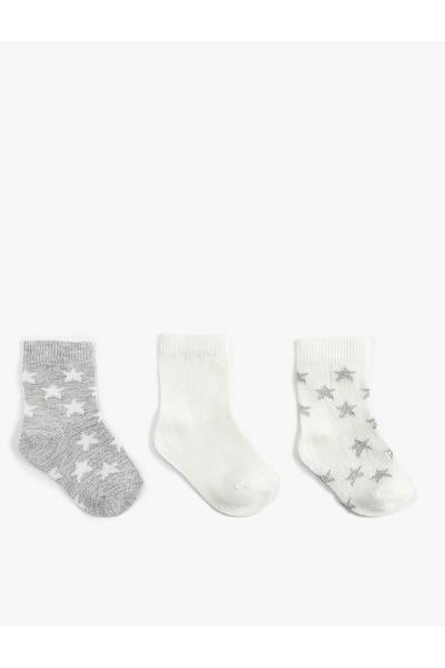Koton Star Patterned Socks Set of 3