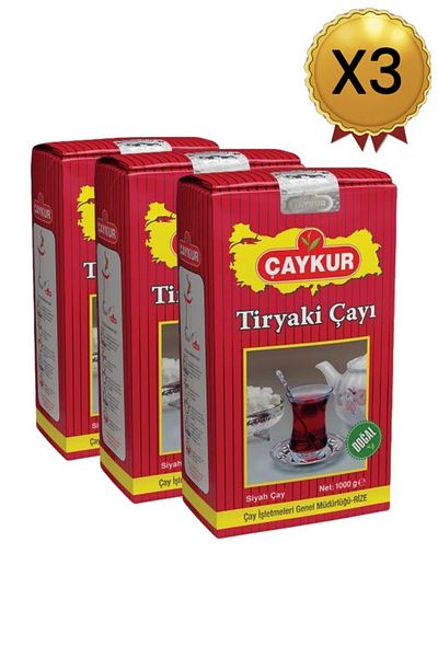 Çaykur 1000 gr Tiryaki Tea - X 3 Pieces