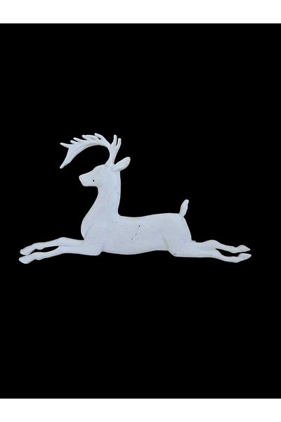 DERYA DESİNG ART New Year's Deer Pattern Flexible Furniture - Wood, 16.5X9Cm, No:Ea12, Furniture Renovation and Decoration