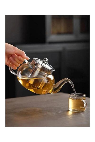 PANJI Borasilicate Glass Large Teapot 800ml