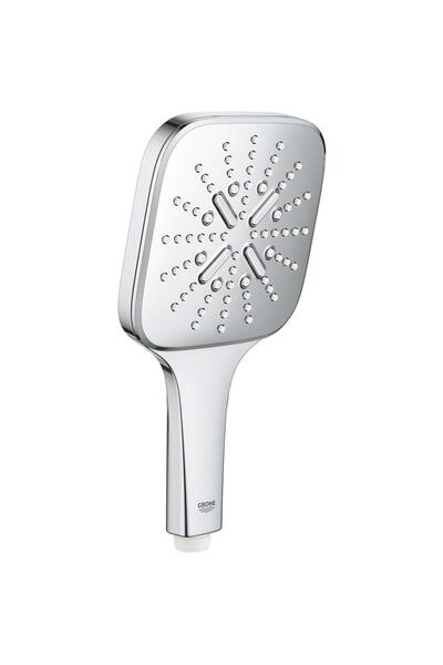 Genel Markalar 3 Akışlı El Duşu, 13 cm, şık krom tasarım, SmartActive teknolo...