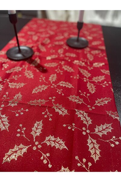 Lucien Home Jakarlı Kokina Desen Yılbaşı Runner (45*145)