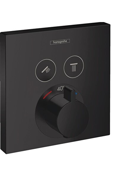 Hansgrohe Showerselect Termostatik Duş Bataryası Satin Siyah