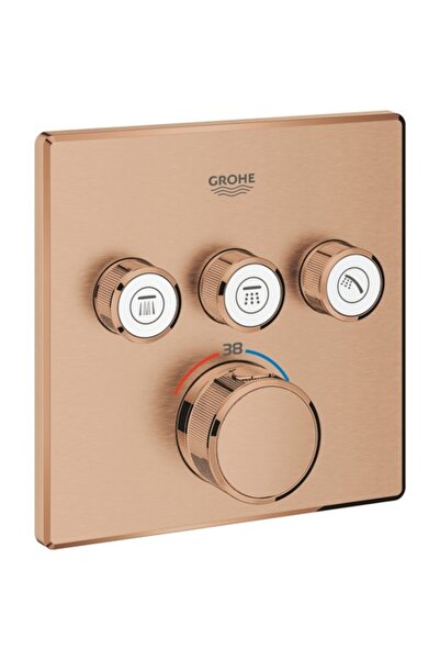 Grohe Smartcontrol Grohtherm دش ثرموستاتي - ثلاثة صمامات، التحكم في التدفق، ب...