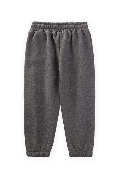 Cigit 2-7 Years Old Anthracite Basic Tracksuit with Pockets
