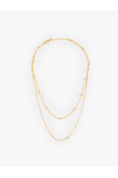 Koton Double Row Chain Detailed Necklace