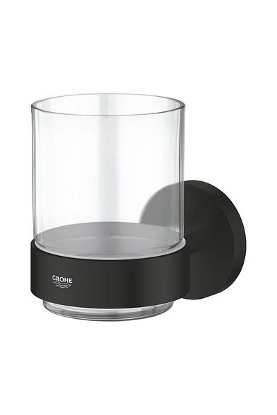 Grohe Essentials Matte Black Toothbrush Holder - 1022562430
