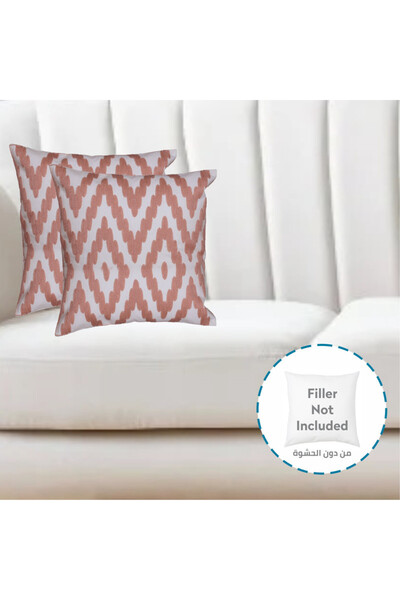 Donetella 2- Piece Modern 45x45 Throw Pillow Cover -,Decorative Covers for Cushions, Filling Not Included