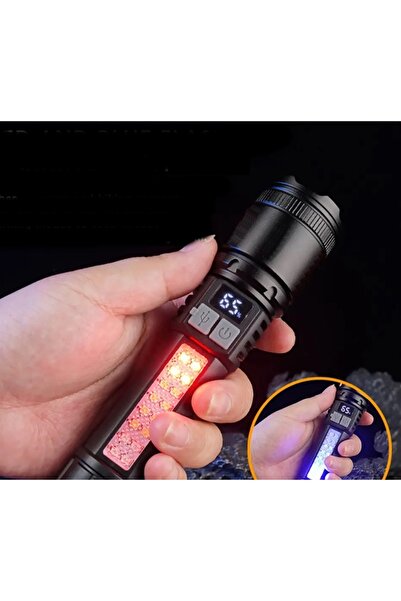 gaman SDR-530-3 Yeni Nesil Zoomlu 5Mod El Feneri Yüksek Mukavemet Şarjlı fene...